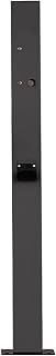 Universal Ev Charging Station Pedestal Stand, Outdoor Electric Car Charger Organizer Accessory, Durable White Base for All Ev Chargers,Black