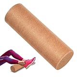 BESPORTBLE Yoga Trainingszylinder aus Kork für Rücken und Beine Rutschfester Yogaroller zur Schmerzlinderung und Haltungskorrektur bei Kräftigungsübungen und Therapie