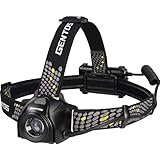 GENTOS(ジェントス) LED ヘッドライト 【明るさ550ルーメン/実用点灯8時間/後部認識灯】 単3形電池3本使用 ヘッドベイダー HV-033HD