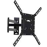 VideoSecu Full Motion TV Wall Mount for Most VIZIO 32 37 39 40 42 43 47 48 49 50 55 HD LED TV HDTV Tilt Swivel with VESA 200x100 200x200 300x300 300x200 400x200 400X300 400x400 1AZ