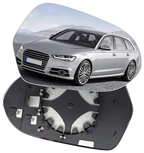 Verre de rétroviseur automobile pour porte miroir convexe A6 droit 11-18