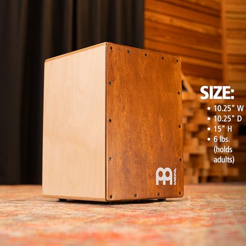 image for Meinl Percussion Jam Cajon Box Drum with Snare and Bass Tone for Acous