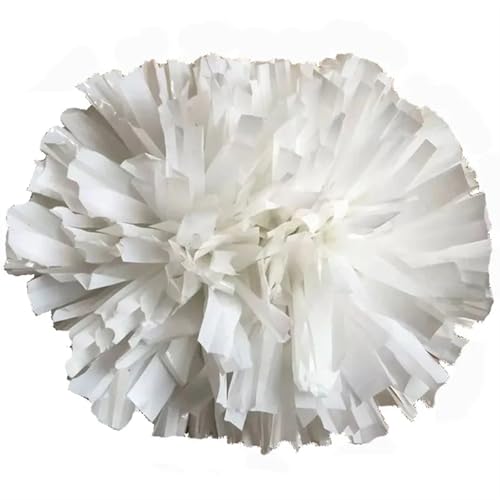 Cheerleading pompons avec poignée bâton pour éviter la fatigue pendant une fête
