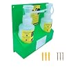Eye Wash Station Portable Emergency Eye Wash Kit, OSHA Approved Wall Mounted Eyewash Station with 216.09oz Bottles, with Mirror & Emergency Sign, Safety Material, No Solution