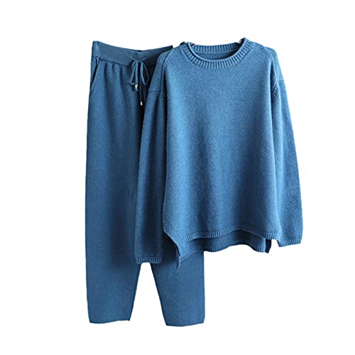 Tankaneo - Conjunto De 2 Piezas Para Mujer, Suéter De Manga Corta A