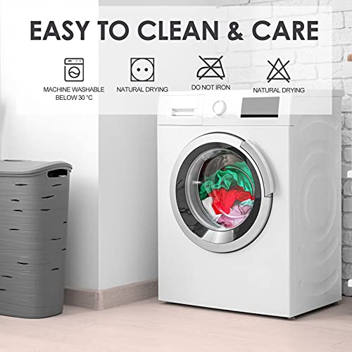 Joydream Stretch Loveseat Slipcovers Solid Color Sofa Cover For 2 Cushion Couches Spandex Jacquard Fabric Couch Covers 2 Seater With 1 Pillowcase (Dark Grey, Medium) #TOP7