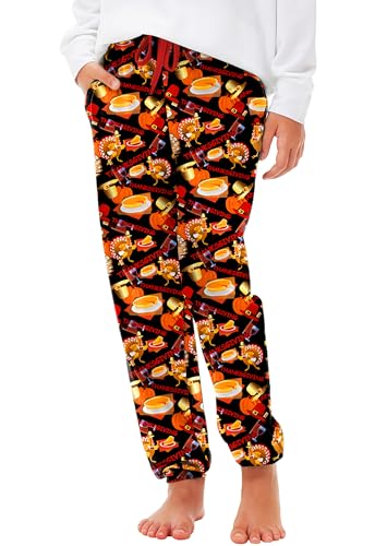 Image of Deerose 4th of July Pants American Flag Drawstring Sweatpants with Pockets 5-14 Years