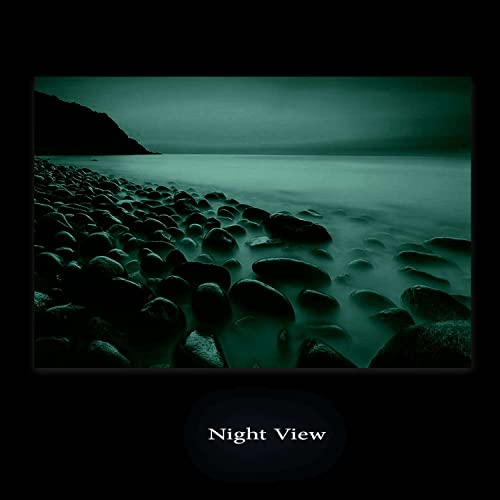 Glass Wall Art Startonight Acrylic Decor Fog On The Shore, Abstract Artwork 24" X 36" #TOP1
