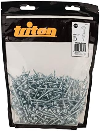 Triton Zinc Pocket-Hole Screws Washer Head Coarse P/HC 8 x 1" 500pk (709782)
