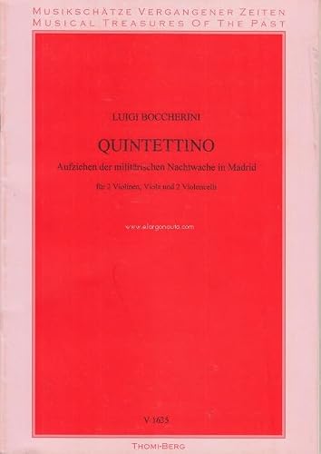 Quintettino - aufziehen der militärischen Nachtwache in Madrid