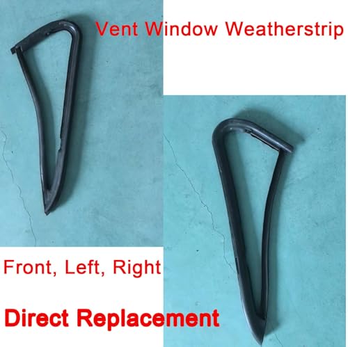 BST BSSP Pair Front Vent Glass Window Weatherstrip Seals Set for 1987-91 Chevy Blazer 1981-86 C10 C20 C30 K10 K20 Truck K30 Truck K5 Blazer 1987-88 Chevy R20, VWK111081,WSS00239 by BST BSSP - Image 5