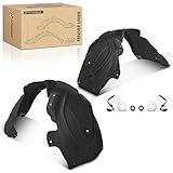 A-Premium Pair Front Inner Fenders Liner Splash Shield Set with Clips - Compatible with Audi A6 2006 2007 2008 2009 2010 2011 - Factory Fresh (PET), Not Refurbished or Recycled