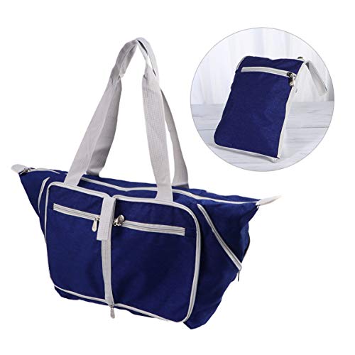 Tendycoco Bolsa esportiva de viagem leve dobrável e leve, bolsa de viagem para academia, bolsa espor