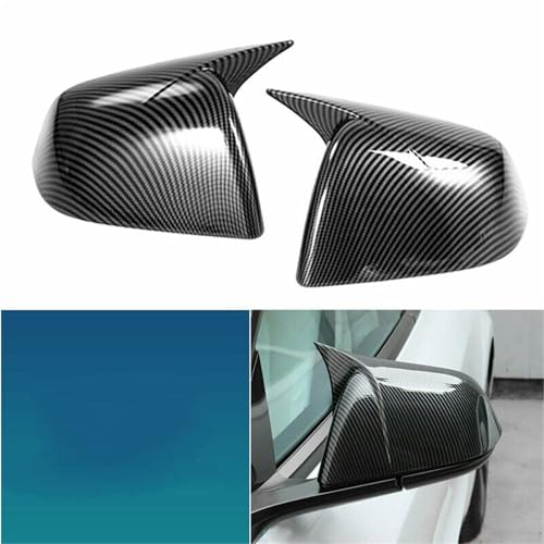 Coques de rétroviseurs carbone pour Tesla Model Y masquer rayures protection latérale