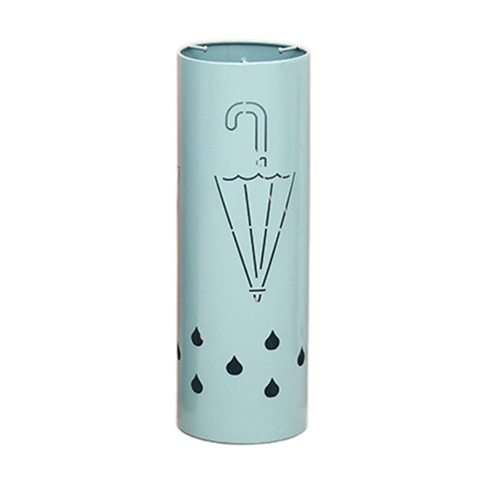 Gonmdopy Blue Umbrella Stand, Household Umbrella Stand, Metal Umbrella Stand