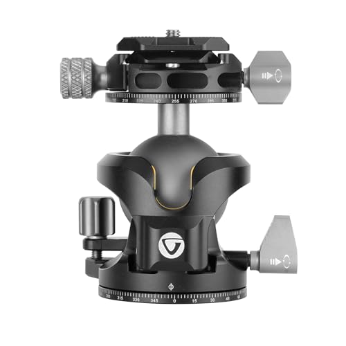 Rótula de bola Vanguard LBP-60S de perfil bajo para trípodes estables 1