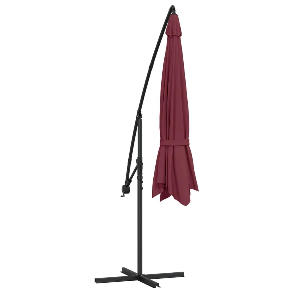 Parasol ogrodowy parasol przeciwsłoneczny do roślin, z wolnym ramieniem, 3,5 m, zielony