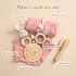 EERKEOD Baby Gift Set for Newborn New Baby Gift Set - Newborn Baby Essentials Baby Bath Set with Baby Blanket Baby Rattle - New Born Baby Girls Gift & Baby Boy Gifts for Baby Shower