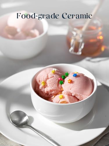 Dowan 010101160408008 10 Oz Ice Cream Bowls - 4.25 Inch Ceramic Dessert Bowls Set Of 6 thumb #3