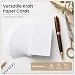 150 Pcs Blank White Business Cards, 8.8 x 5.2 cm Small Flash Cards and Index Card for Revision, Study Notes, Memory, Message Writing, Gift Tags, DIY Crafts