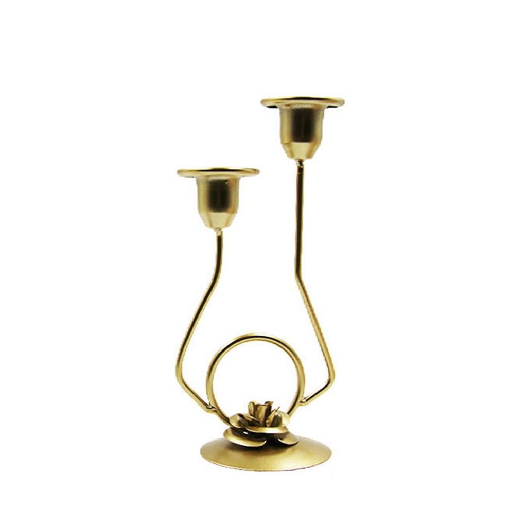 HTTGDGDH Candle Holder Flower Decoration Party Wedding Table Candle Holder Ornament Prop,