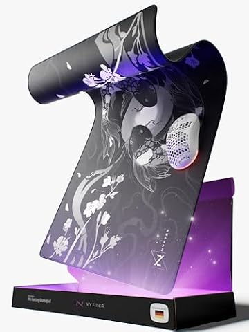 Nyfter - Gamingowa podkładka pod mysz XXL Nyfpad – 900 x 500 mm Koi Premium Gamingowa podkładka pod mysz (kolor lossom-Black)