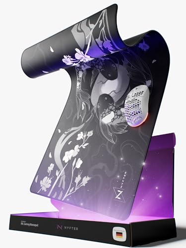 Nyfter - Gamingowa podkładka pod mysz XXL Nyfpad – 900 x 500 mm Koi Premium Gamingowa podkładka pod mysz (kolor lossom-Black)