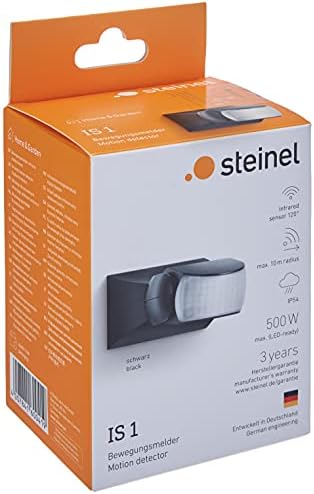 Steinel Is1 Czujnik Ruchu, Czarny, 10m