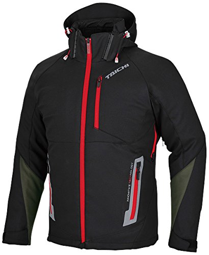 Amazon | RSタイチ(アールエスタイチ)バイク用パーカ ブラック/レッド