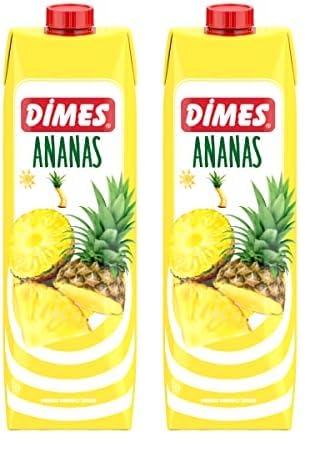 Dimes Pineapple Drink, 1 l (Pack of 2)