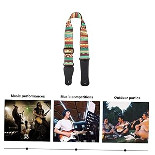 Milisten 3 Pièces Ceinture Acoustique Fleur Ukulélé Shouler Pièces Musical National Imprimé Ukulélé Style Poupée Guitare… - Les Beatles, Paul McCartney, John Lennon, RIngo Starr, George Harrison Milisten 3 Pièces Ceinture Acoustique Fleur Ukulélé Shouler Pièces Musical National Imprimé Ukulélé Style Poupée Guitare… – Image 4
