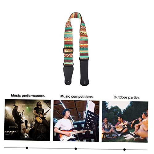 Milisten 3 Pièces Ceinture Acoustique Fleur Ukulélé Shouler Pièces Musical National Imprimé Ukulélé Style Poupée Guitare… - Les Beatles, Paul McCartney, John Lennon, RIngo Starr, George Harrison Milisten 3 Pièces Ceinture Acoustique Fleur Ukulélé Shouler Pièces Musical National Imprimé Ukulélé Style Poupée Guitare… – Image 5