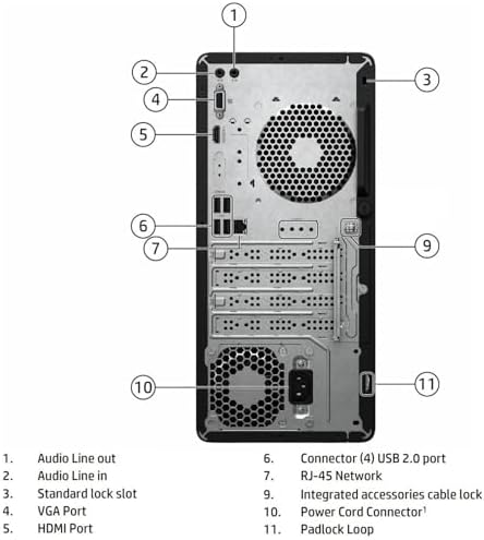 HP Desktop Computer Tower PC | Intel 6-Core i5-12500 | 8GB RAM + 512GB PCIe SSD | Complete Setup with WiFi, Bluetooth, Keyboard & Mouse | Windows 11 Home| Ideal for Home Office, Business & Student - 3