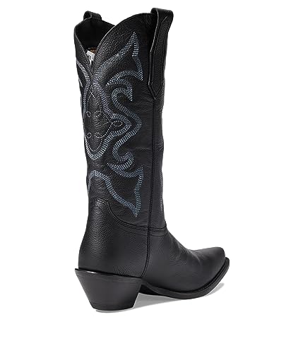 Image of Dingo Womens Out West Embroidered Snip Toe Casual Boots Mid Calf Mid Heel 2-3 inch