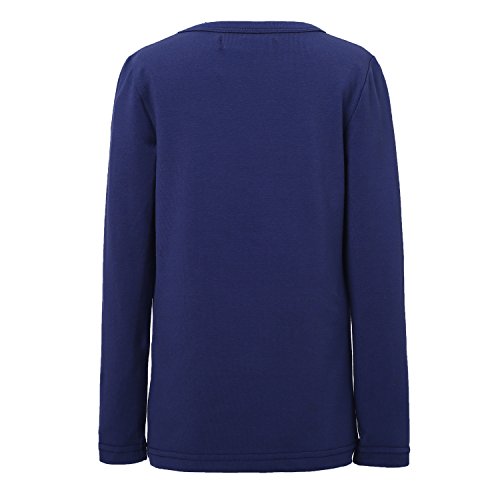 Richie House Little Boys' Long Sleeve Cotton T-Shirt #TOP26