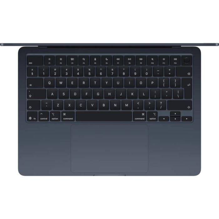 Apple 13" MacBook Air Laptop, M5 Chip mit 10‑Core CPU und 10‑Core GPU: Entwickelt für KI, 13,6" Liquid Retina Display, 16 GB, 1 TB SSD, Touch ID, WLAN 7; Mitternacht, QWERTY Tastatur