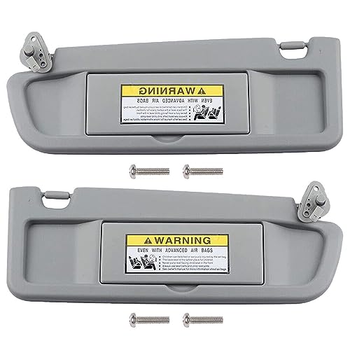 LEMYEF A Pair of Driver Side Sun Visor Sunvisor Compatible with 2006 2007 2008 2009 2010 2011 06 07 08 09 10 11 Civic Replaces# 83280-SNA-A01ZC 83230-SNA-A01ZC