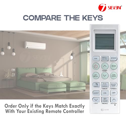 Image of 7SEVEN Compatible Lg Ac Remote Control Original AKB73315601 Model 36G Suitable for Split Window Air Conditioner 1 1.5 2 Ton of LG time 3SEC LP-W5012DAW
