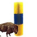 QCKNKMGG Spazzola per grattare Il Bestiame Kit for alleviare Il prurito sulla Schiena for Bestiame, Cavalli, capre, bovini, Pecore(17x60CM)