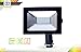 LLT 10W LED Flood Light Outdoor Knuckle Mount - 5000K Daylight 800lm 120V Super Bright LED Outdoor Flood Light Landscape Yard - Black Slim LED Flood Light Fixture - Aluminum and Tempered Glass