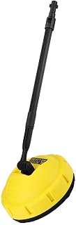 Surface Brush,Pressure Washer Rotary Surface Cleaner Accessories with Long Reach Handle, High Pressure Washer Rotary Jet Surface Cleaner Compatible with Karcher K Series K2 K3 K4 Cleaning