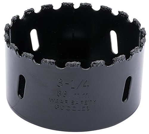 Draper 34954 Expert Tungsten Carbide Grit Hole Saw, 83mm