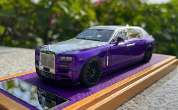 Amazon | Mansory 1/43 ロールスロイス ファントム Ⅷ 銀/紫