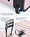 BAGSMART Underseat Carry On Luggage Airline approved,16-inch Underseater Softside Travel Suitcase with Wheels Lightweight Overnight Rolling Carry-on Luggage for Women Men Weekender, Pink