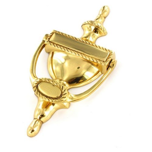 Securit - Aldaba para puerta (latón pulido, estilo georgiano)