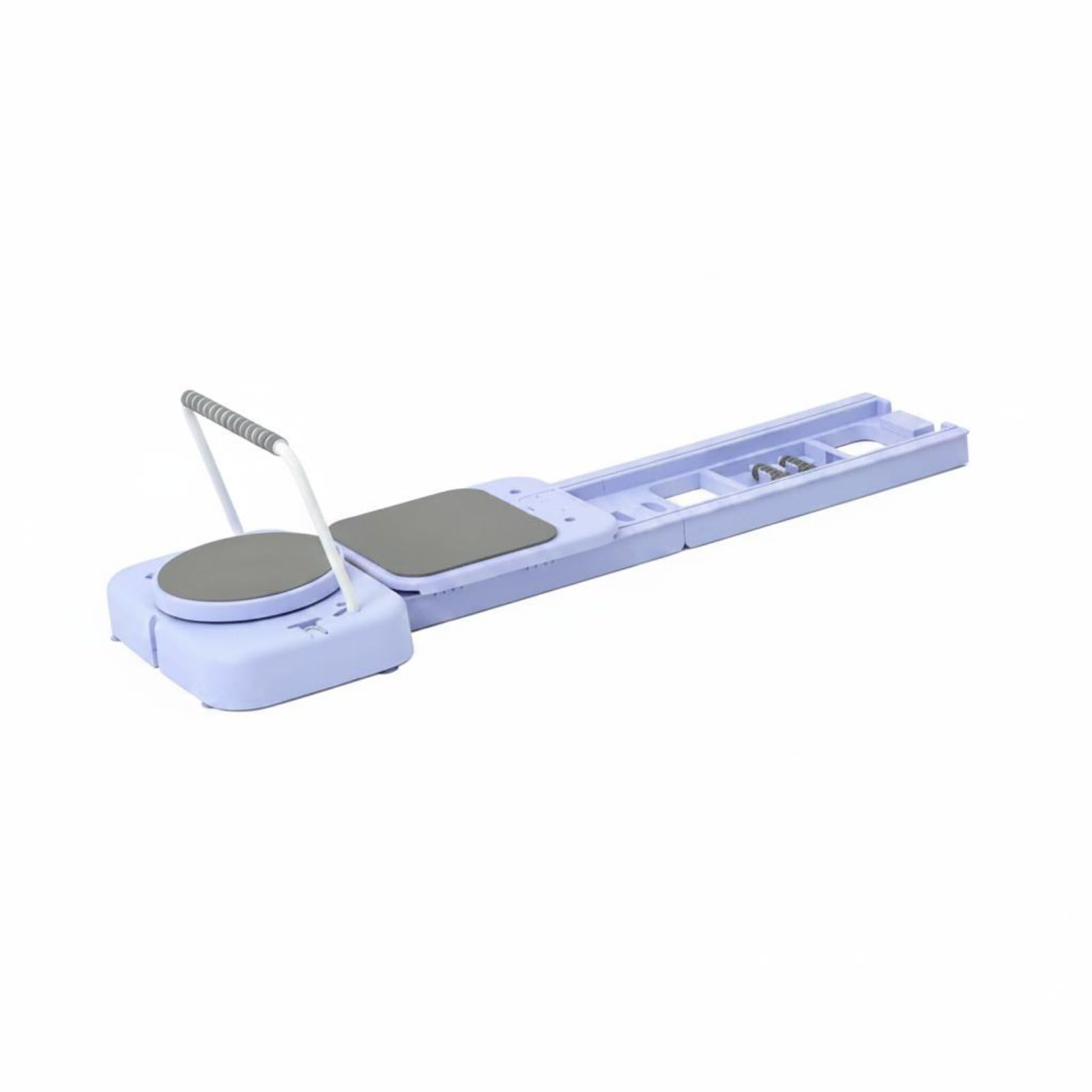 Pilates Reformer Compatto Tavola Macchina Piattaforma Pieghevole per Tonificare Addome Gambe E Fianchi con Allenamento a Basso Impatto Base Stabile E , Viola