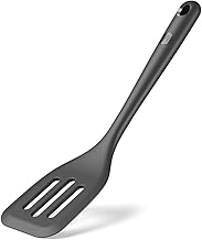 Hoffmann Silicone Spatula with Stainless Steel Core, Anthracite, 8 cm, Heat Resistant up to 200 °C, Dishwasher Safe, BPA-Free, Food-Safe