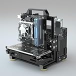 Egowz PC Creative Assembly Test Bench, Open Air Case, DIY Computer Motherboard Rack, ITX ATX MATX/EATX Open Aluminum Chassis (ITX)
