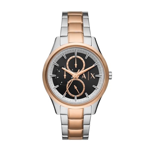 Image of A|X Armani Exchange Men's Multifunction Analog Watch, Necklace Gift Set Stainless Steel Watches for Men
