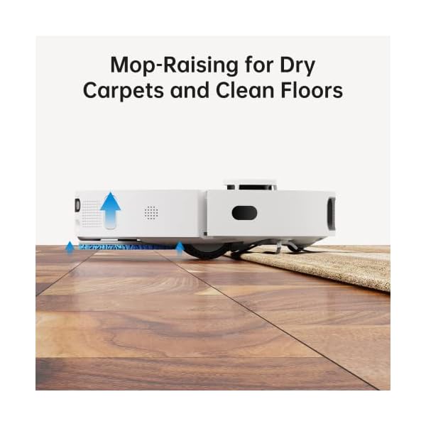 dreame L10s Ultra Robot Vacuum and Mop Combo, Auto Mop Cleaning and Drying, Self-Refilling and Self-Emptying Base for 60 Days of Cleaning, 5300Pa Suction and AI Navigation, Compatible with Alexa - Image 5
